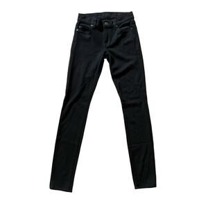 7 For All Mankind Black Skinny Pants